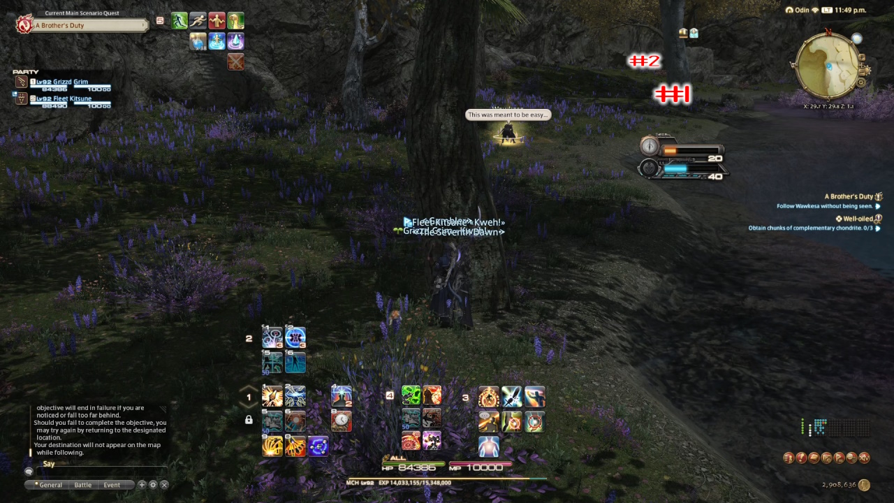 How to follow Wawkesa and the Shady Hoobigo without being seen in FFXIV Dawntrail