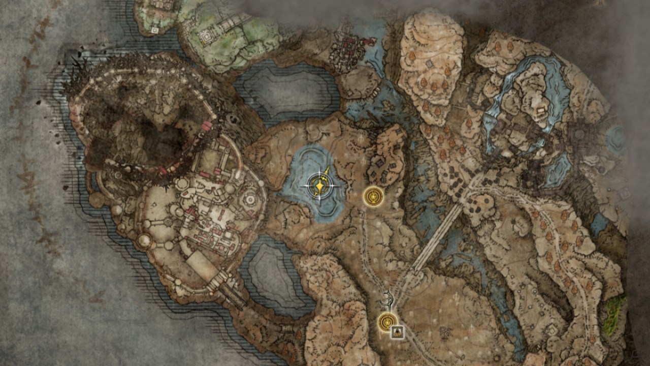Where To Find The Great Katana In Elden Ring Shadow Of The Erdtree Map