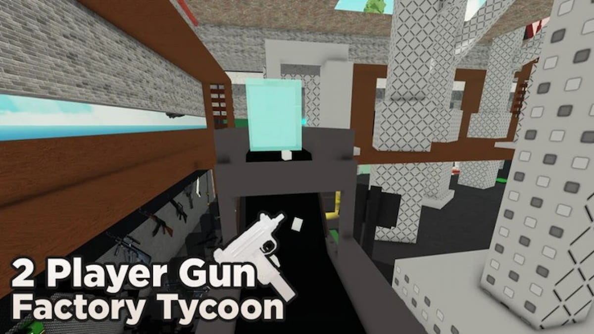 2 Player Gun Factory Tycoon Promo Art