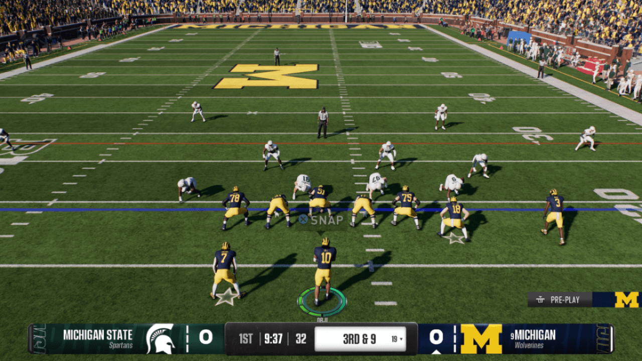 Mejor dificultad y controles deslizantes en EA College Football 25