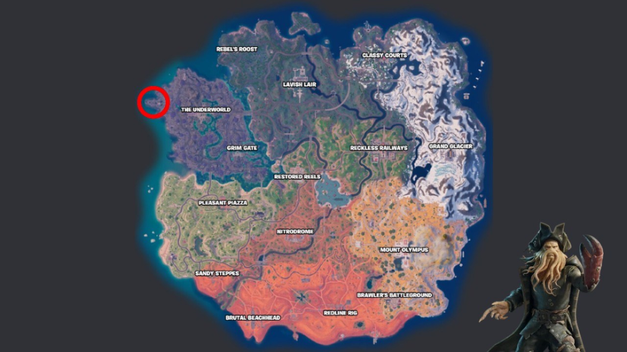 Davy Jones Location Fortnite