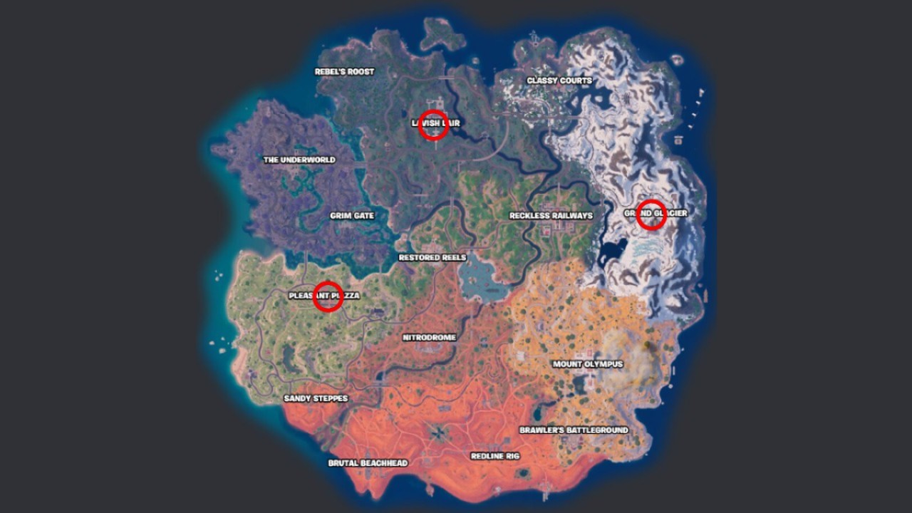 False Pieces Of Eight Locations Fortnite