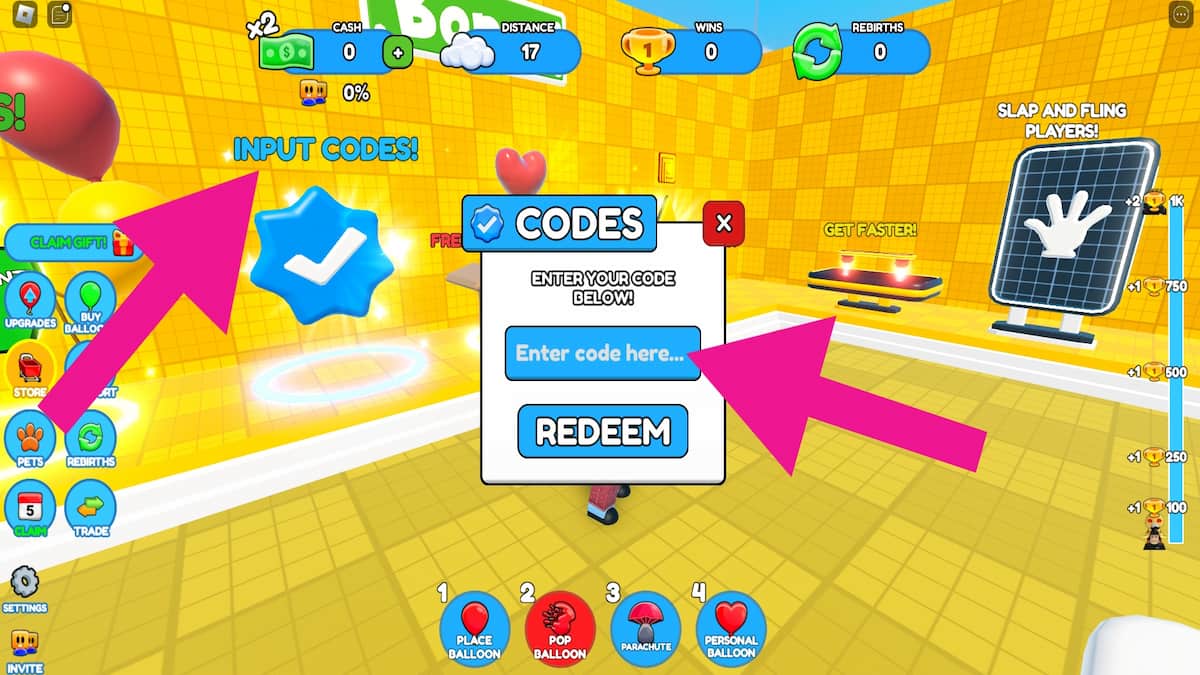 How To Redeem Codes In Balloon Simulator