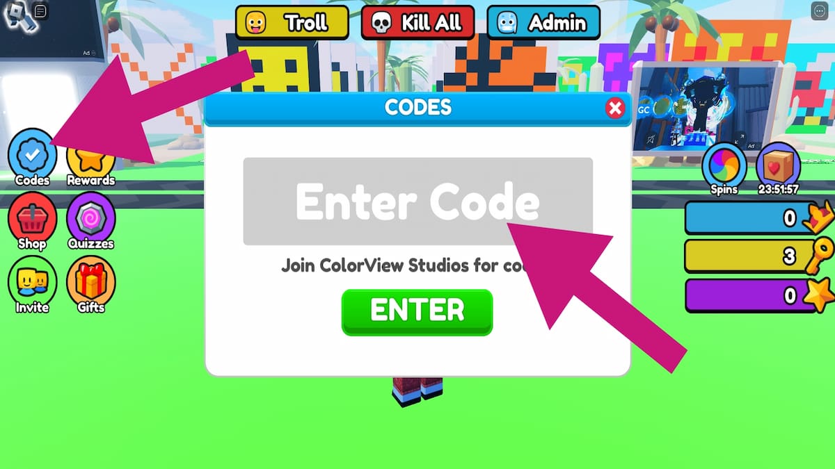 How To Redeem Codes In Drawing Quiz