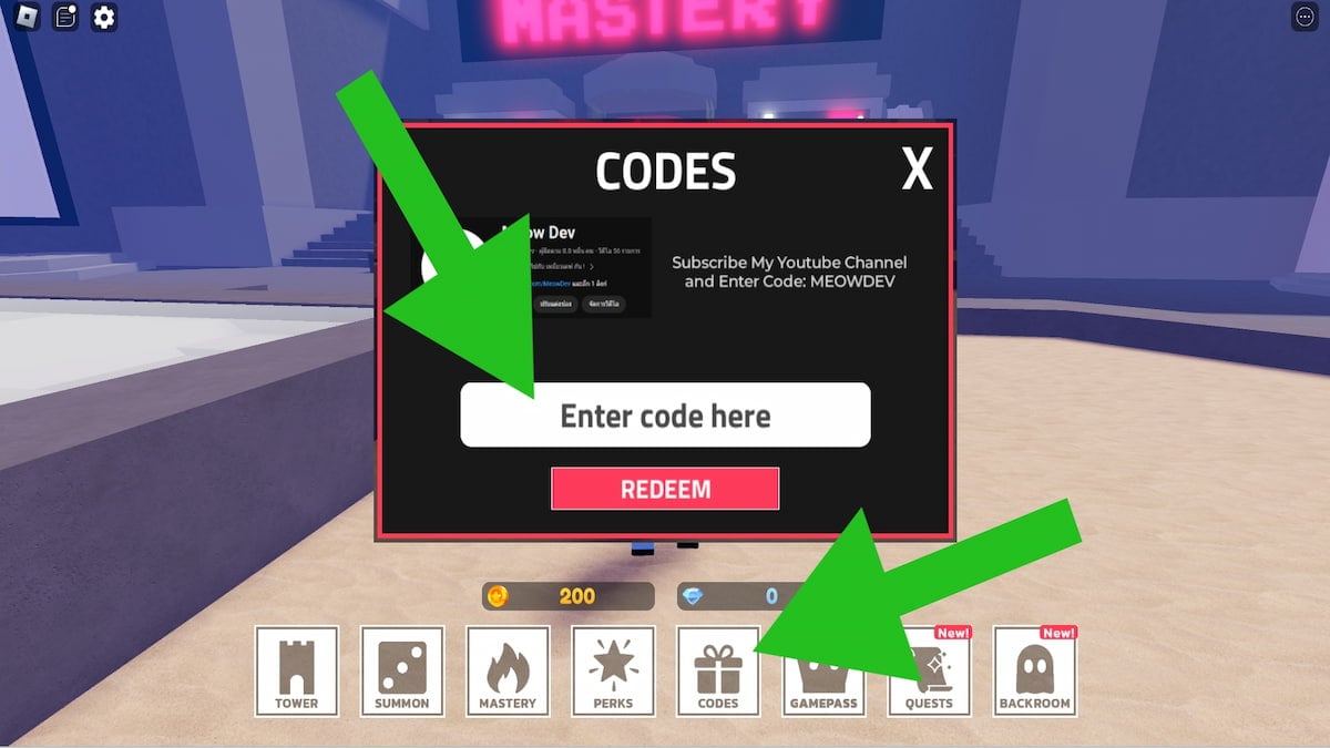 How To Redeem Codes In Tv Defense