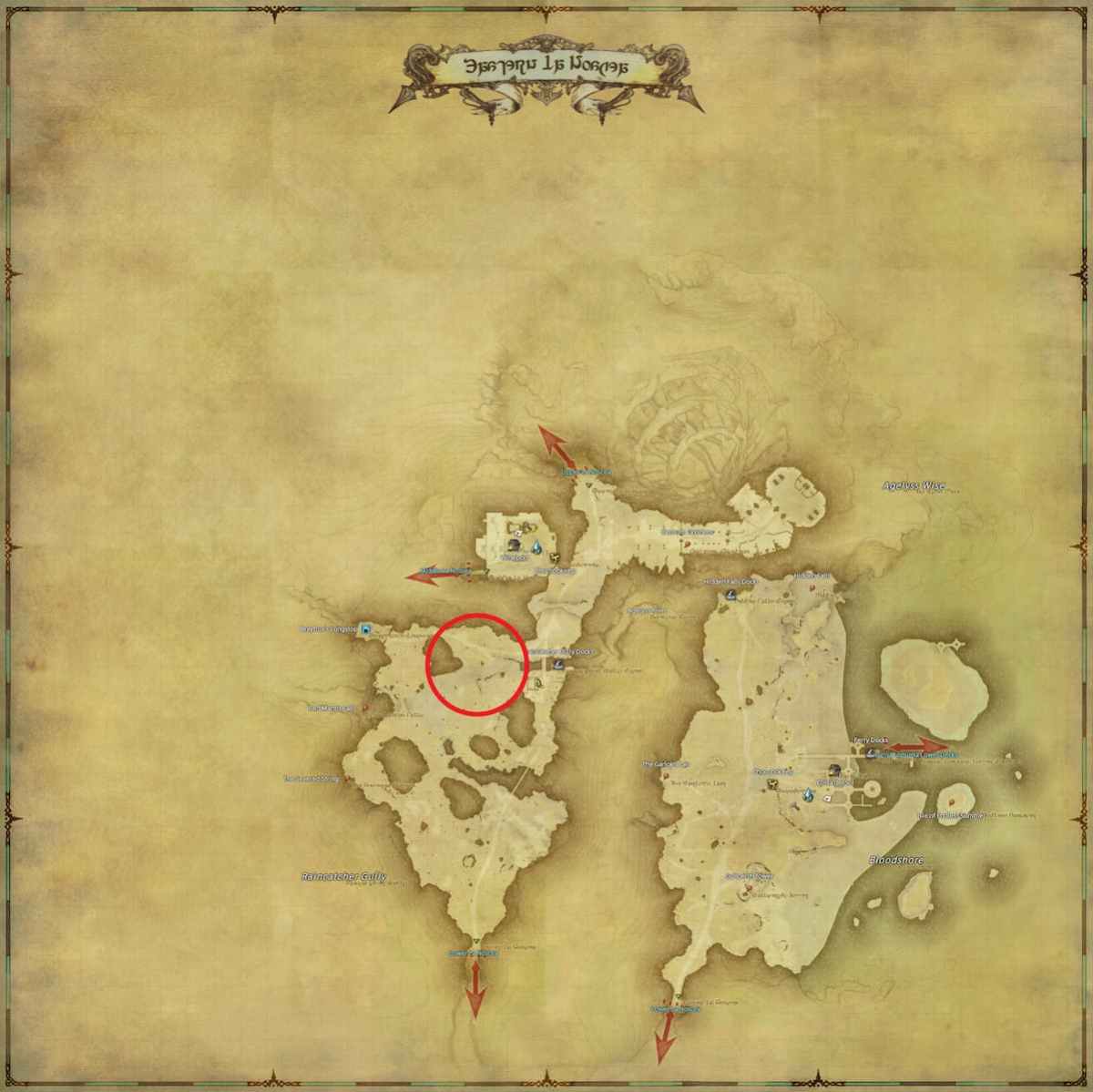 All Arr Hunt Mark Locations In Ffxiv Eastern La Noscea Giantoad