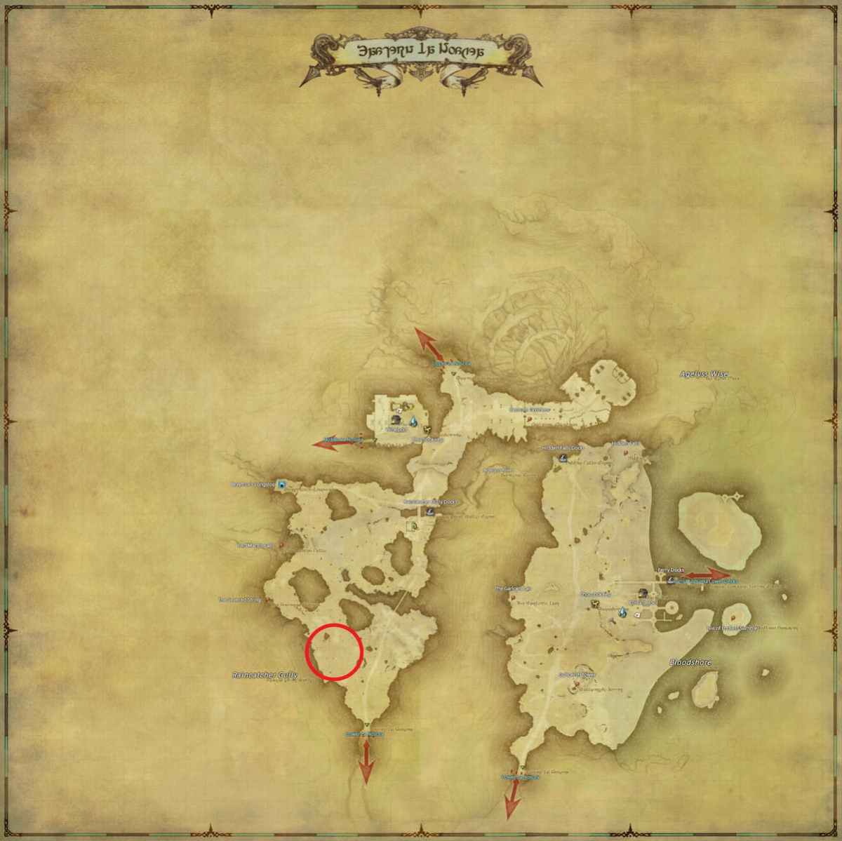 All Arr Hunt Mark Locations In Ffxiv Eastern La Noscea Jolly Green (fate)