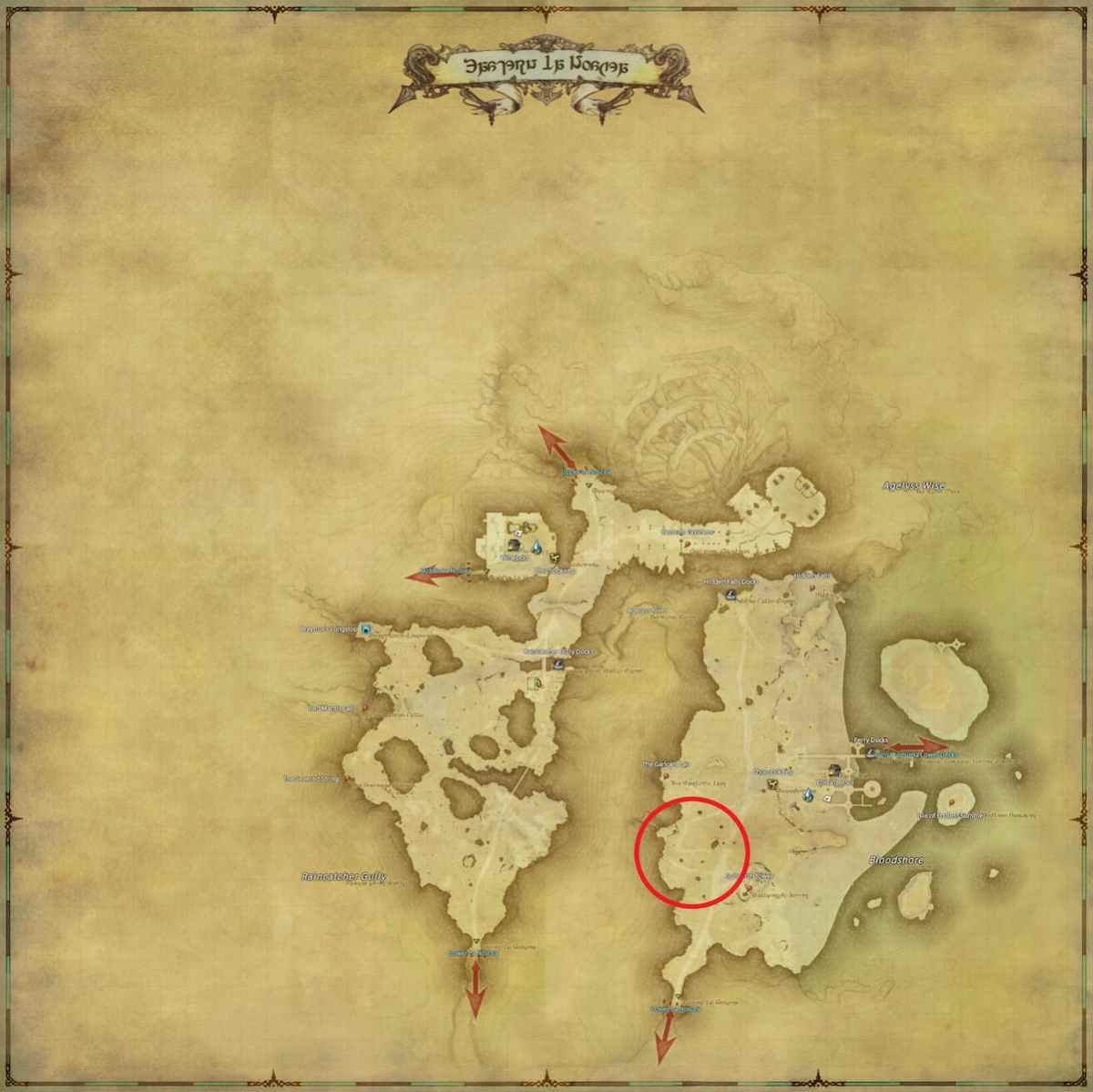 All Arr Hunt Mark Locations In Ffxiv Eastern La Noscea Qiqirn Gullroaster