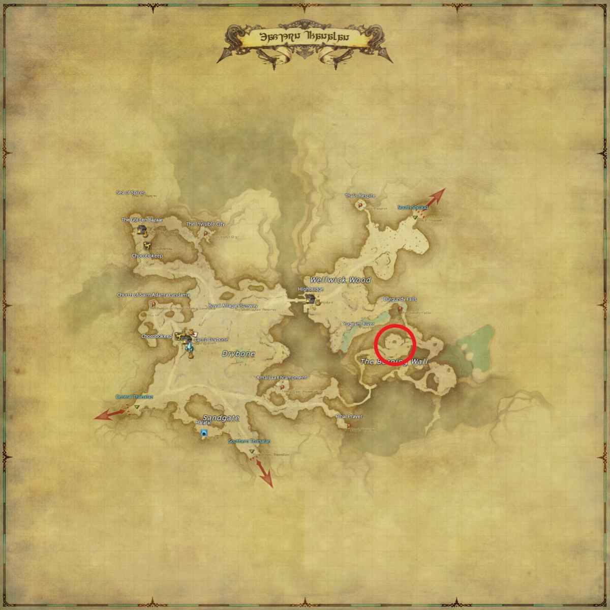 All Arr Hunt Mark Locations In Ffxiv Eastern Thanalan Aeetes (fate)