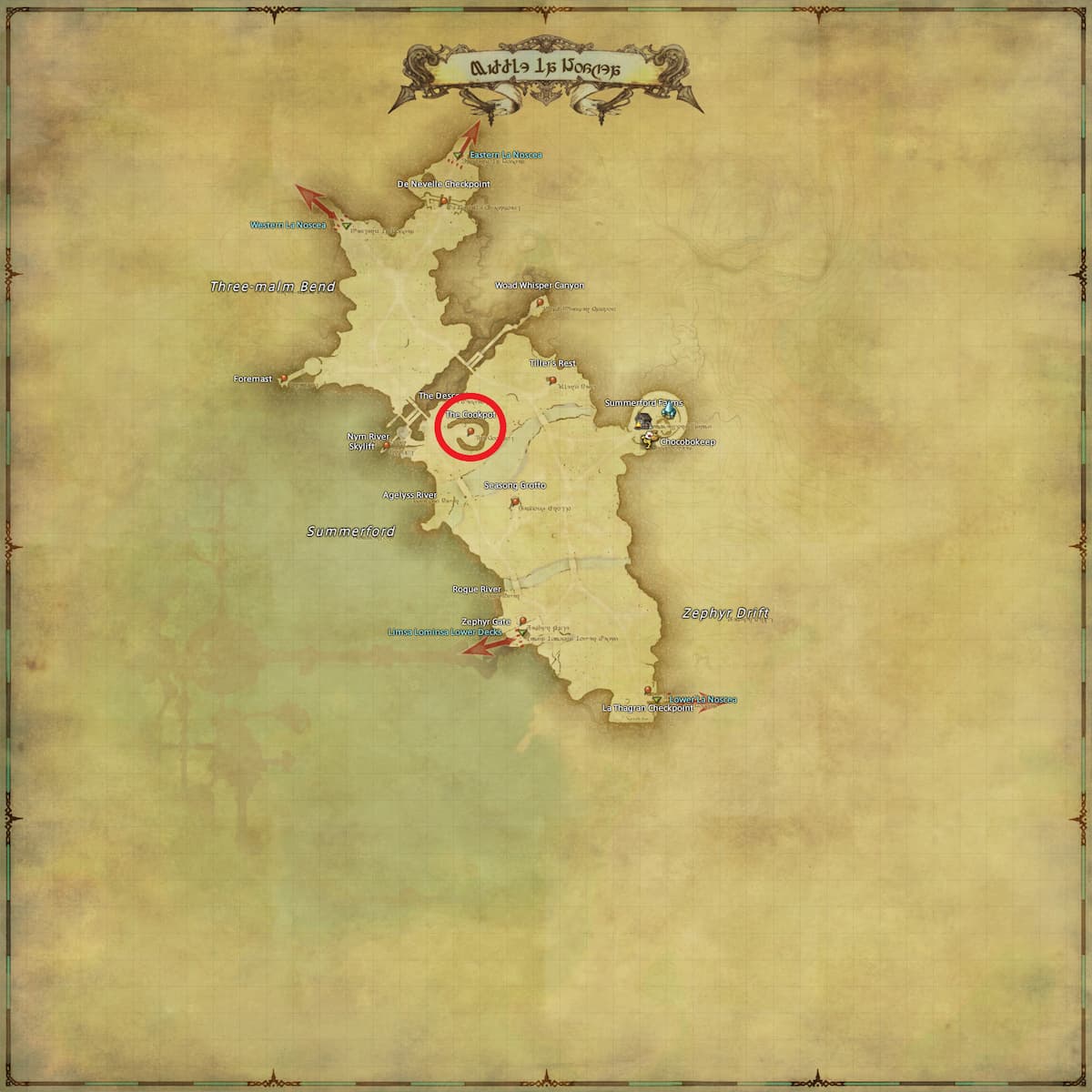 All Arr Hunt Mark Locations In Ffxiv Middle La Noscea Menuis (fate)