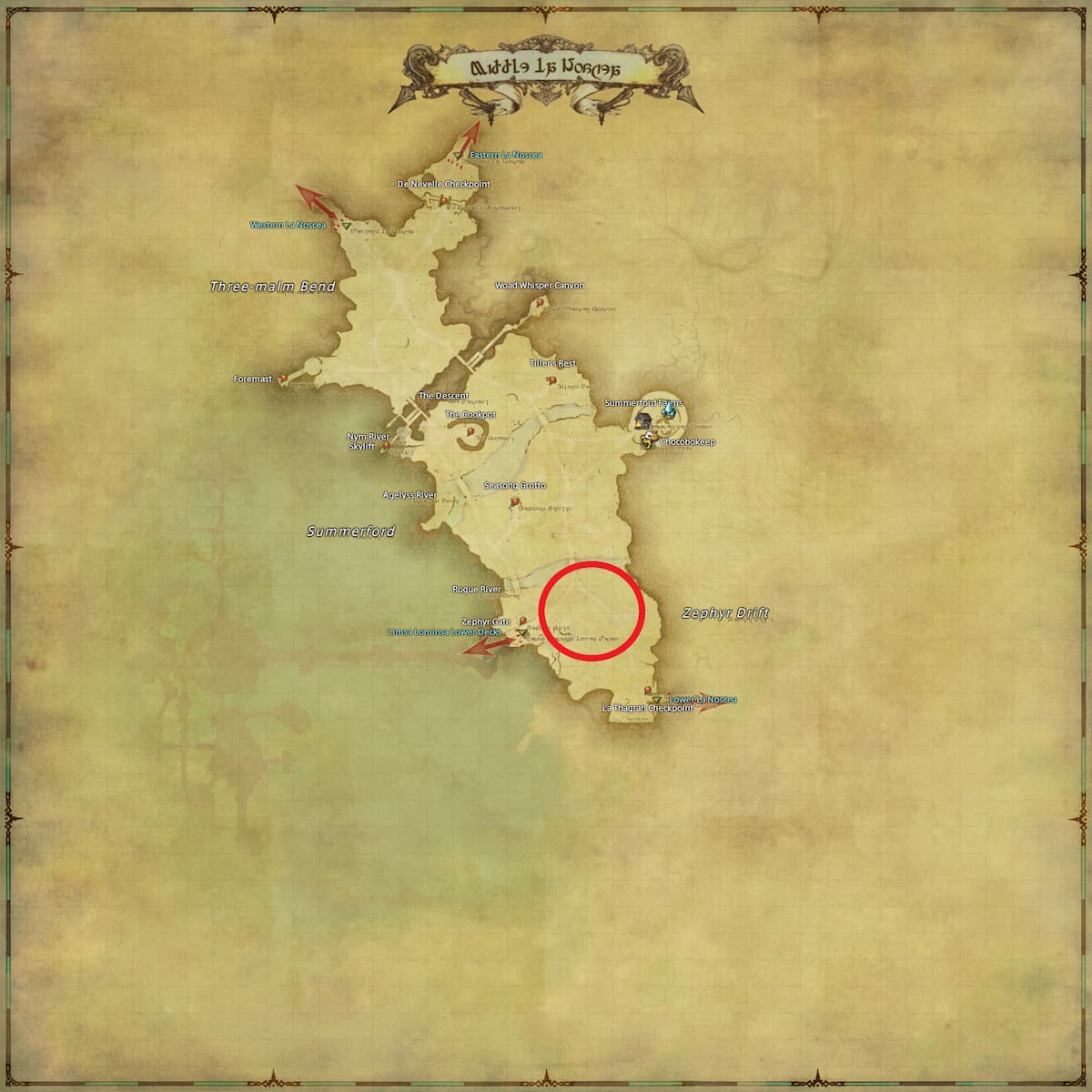 All Arr Hunt Mark Locations In Ffxiv Middle La Noscea Skogs Fru