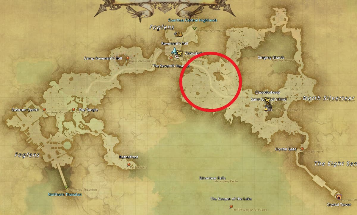 All Arr Hunt Mark Locations In Ffxiv Mor Dhona Leech King