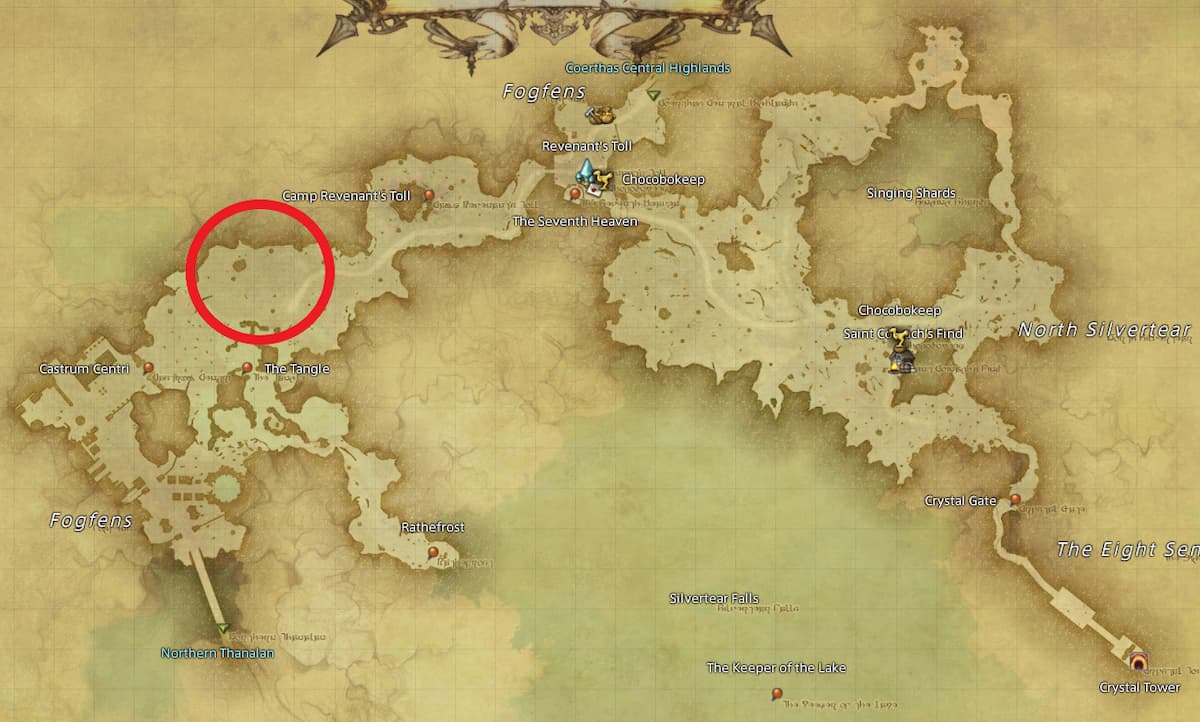 All Arr Hunt Mark Locations In Ffxiv Mor Dhona Mudpuppy