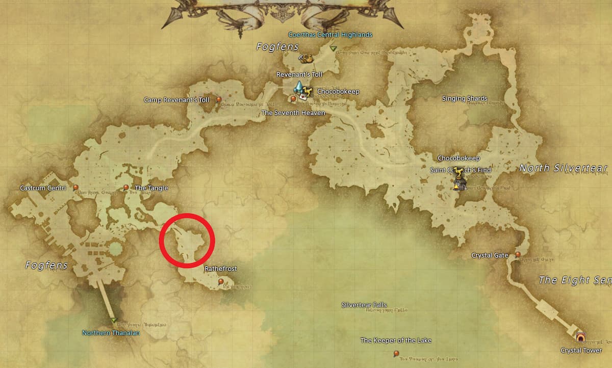 All Arr Hunt Mark Locations In Ffxiv Mor Dhona Nburu (fate)