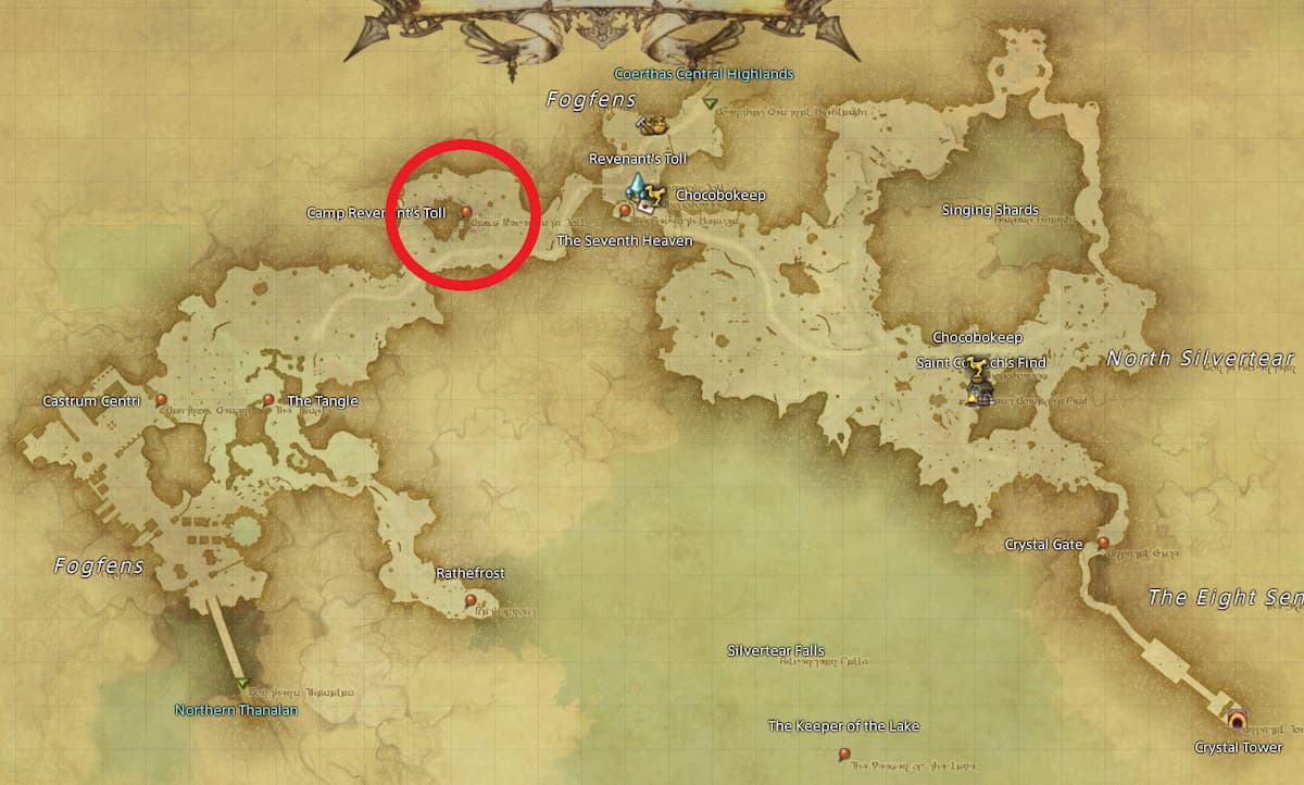 All Arr Hunt Mark Locations In Ffxiv Mor Dhona Nix