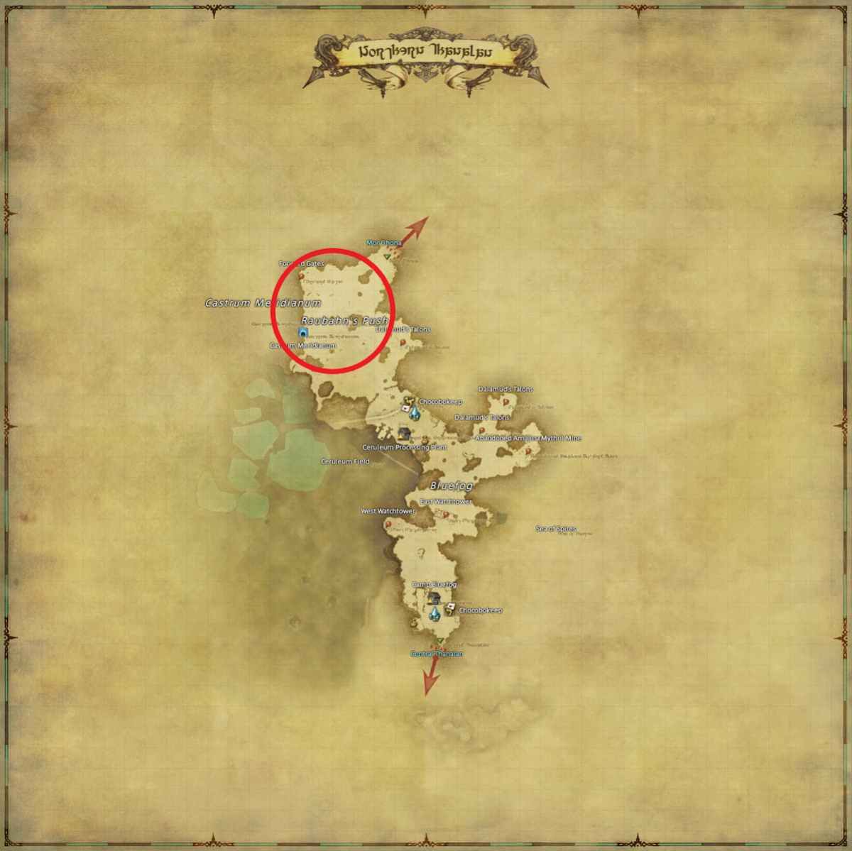 All Arr Hunt Mark Locations In Ffxiv Northern Thanalan Flame Sergeant Dalvag