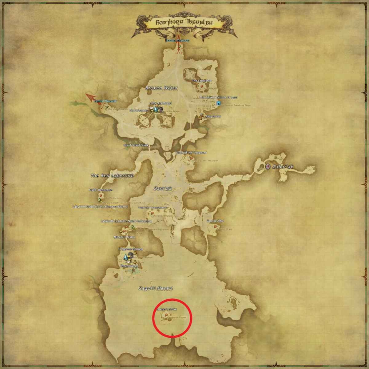 All Arr Hunt Mark Locations In Ffxiv Southern Thanalan Smoke Bomb