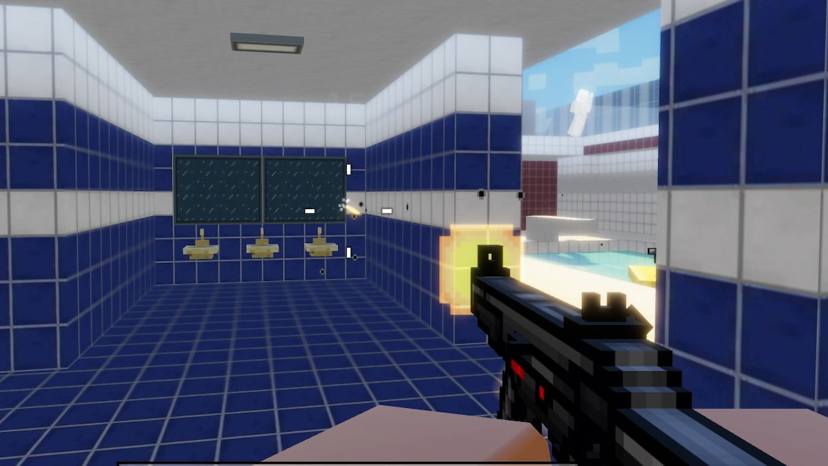 Bloxel Gun in-game screenshot.