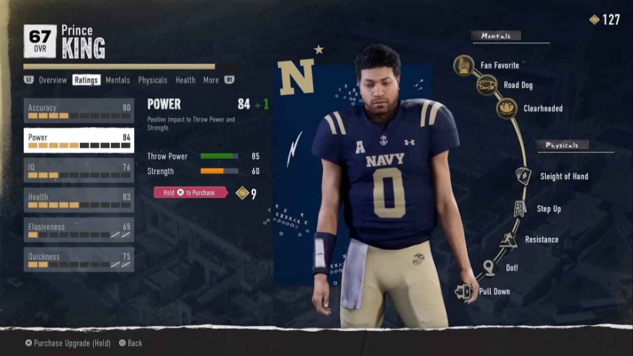 Ea College Football 25 99 Ovr Road To Glory Glitch Guide Skill Points