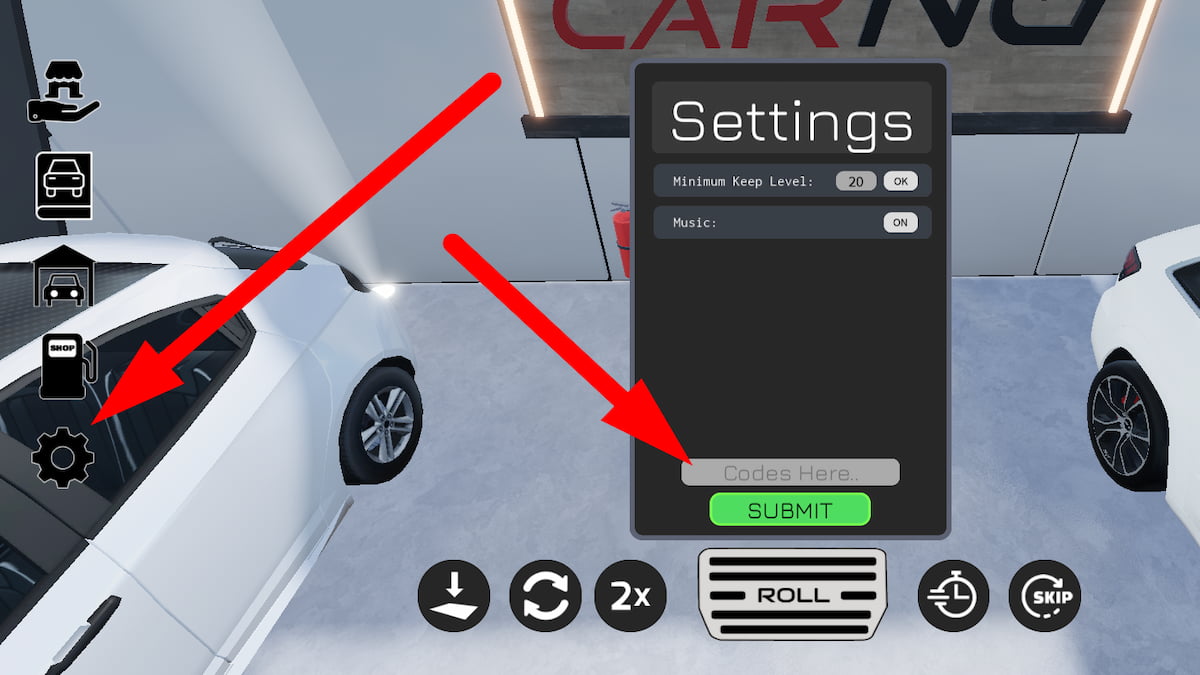 How To Redeem Codes In Car Rng