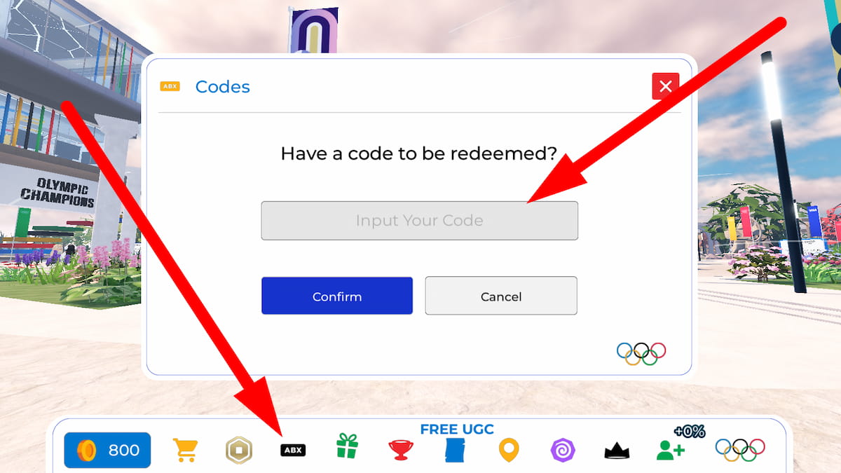 How To Redeem Codes In Olympic World