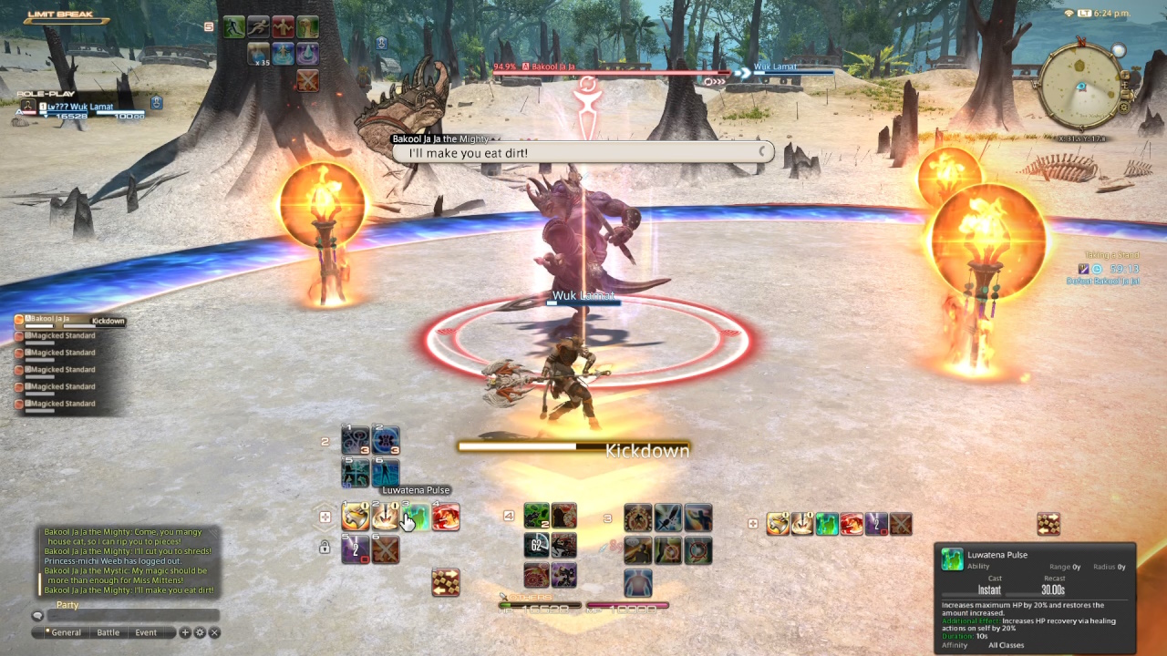 How to beat Bakool Ja Ja The Mighty as Wuk Lamat in FFXIV Dawntrail