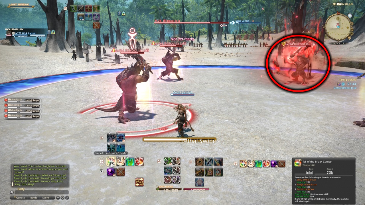 How to beat Bakool Ja Ja The Mighty as Wuk Lamat in FFXIV Dawntrail