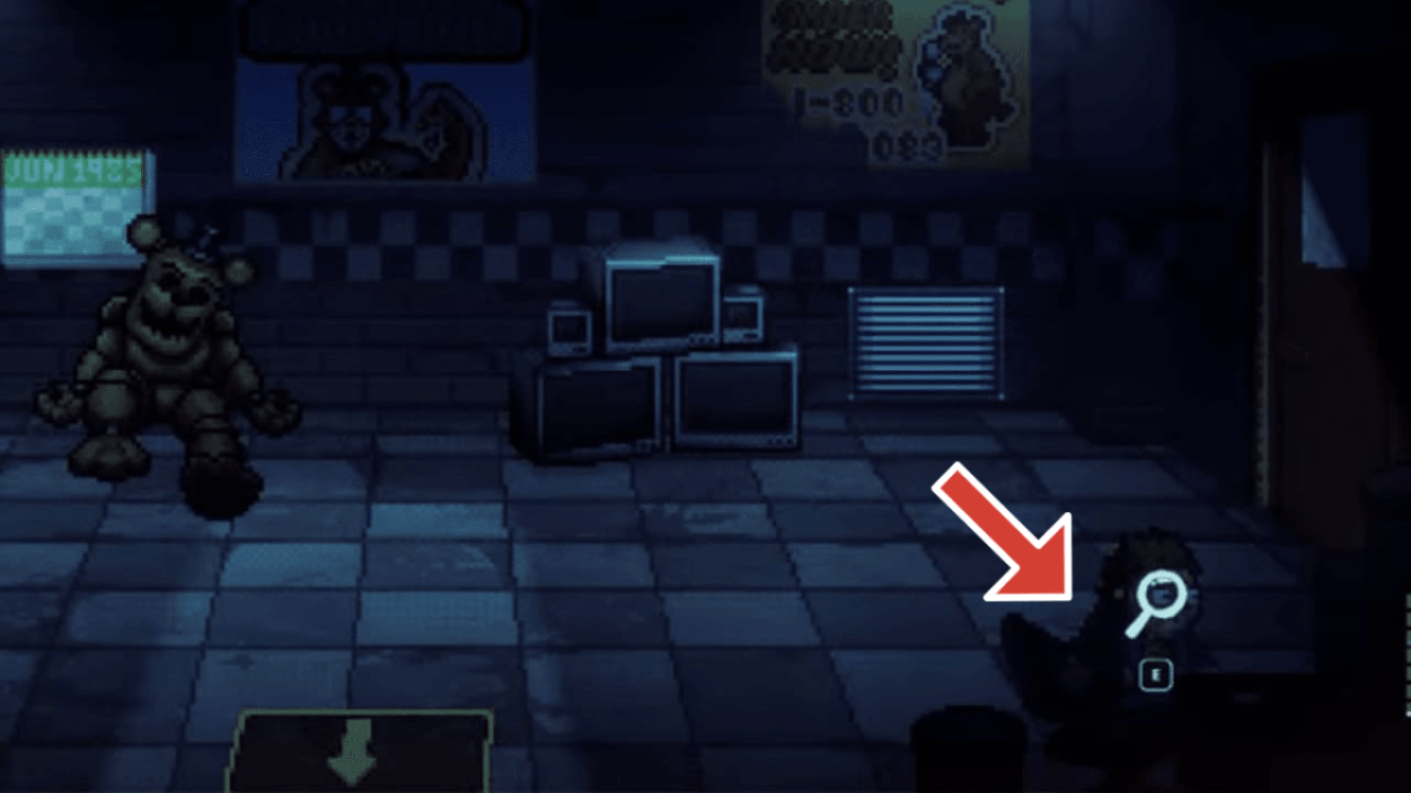 Dads Nametag Location In Fnaf Into The Pit