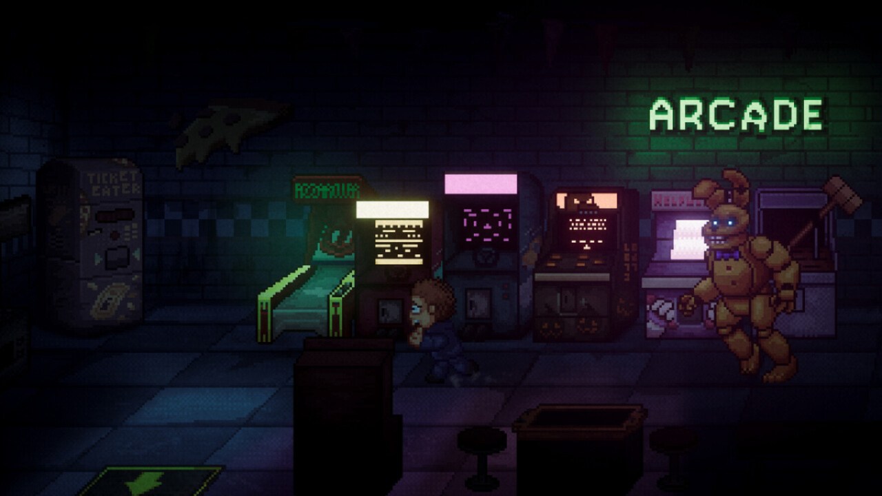 Fnaf Into The Pit Arcade