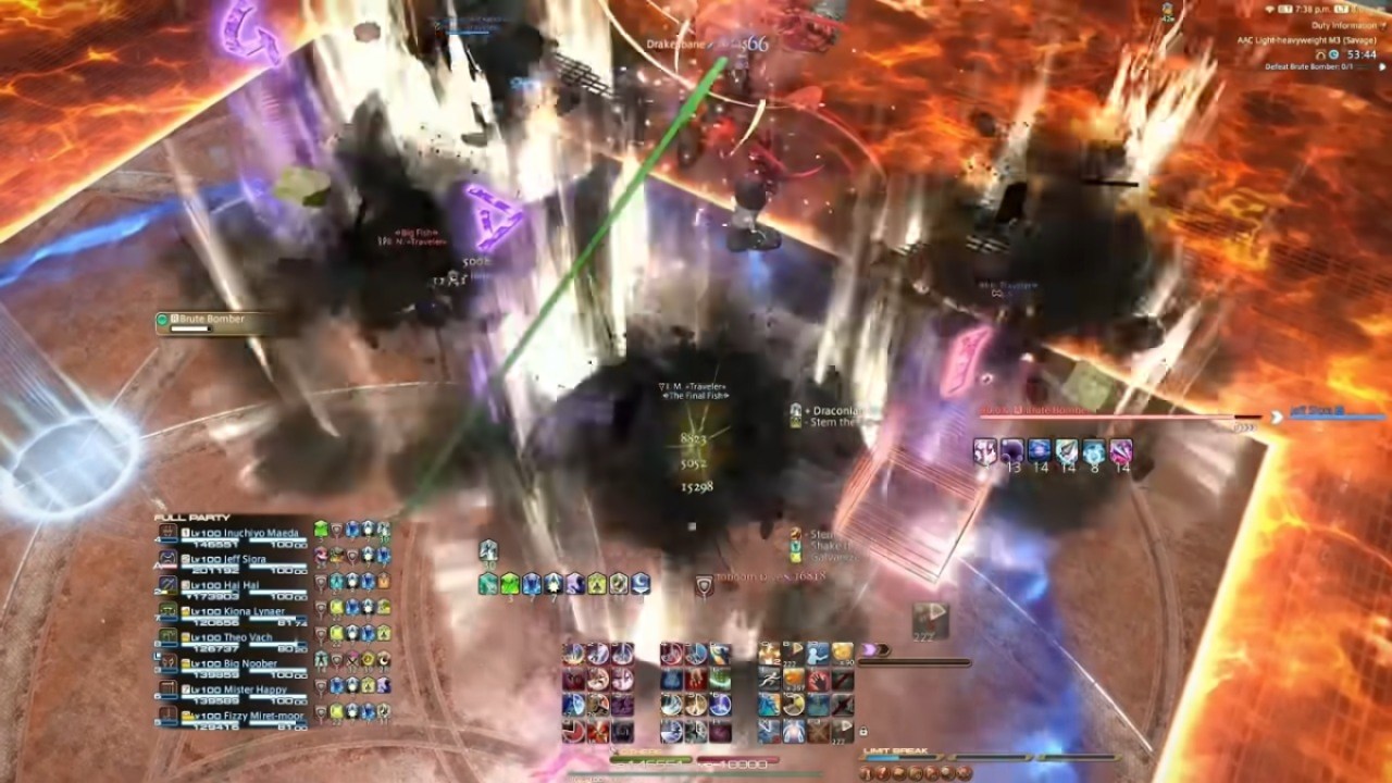 Final Fantasy Xiv M3s Dive