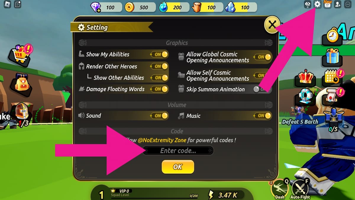 How To Redeem Codes In Anime Elite Squad