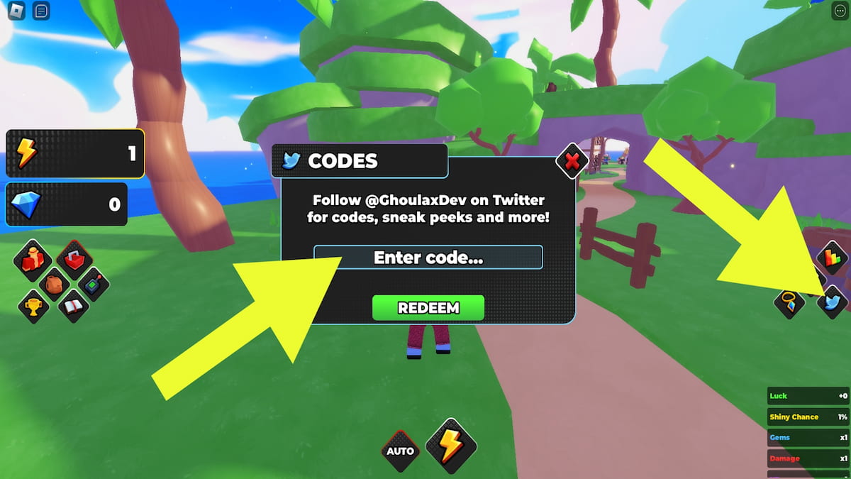 How To Redeem Codes In Anime Power Evolution Simulator