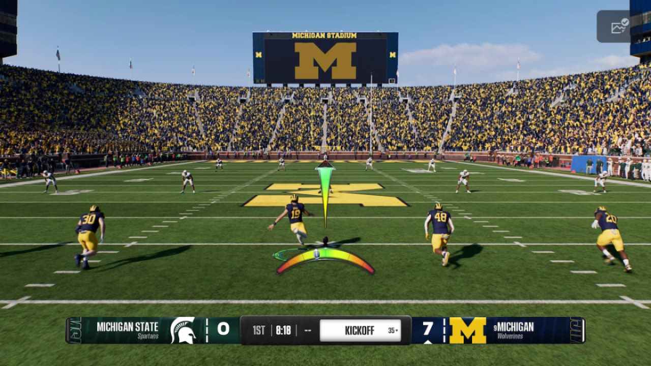 Kicking Meter In Ncaa 25