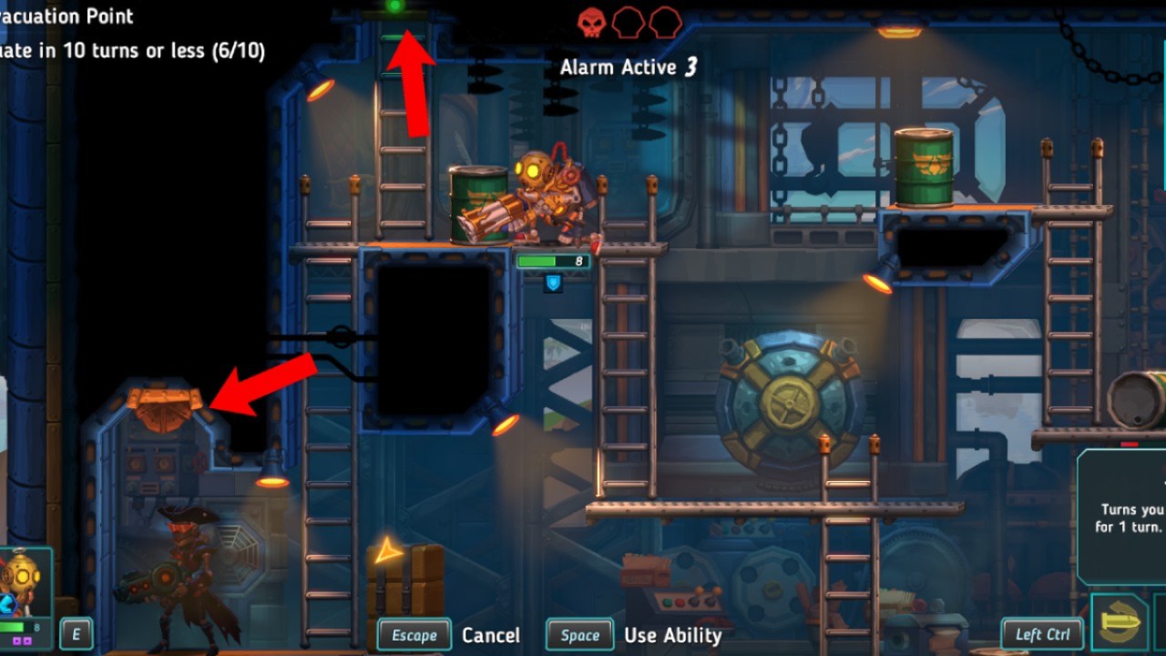 Royal Navy Intel Glow Rod Steamworld Heist 2