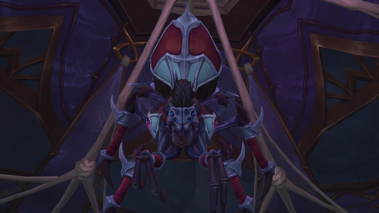 The Weaver, one of the Severed Thread leaders players can make a pact with, in World of Warcraft The War Within