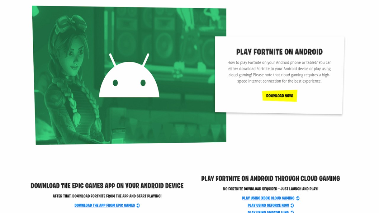 Download Fortnite On Android Devices