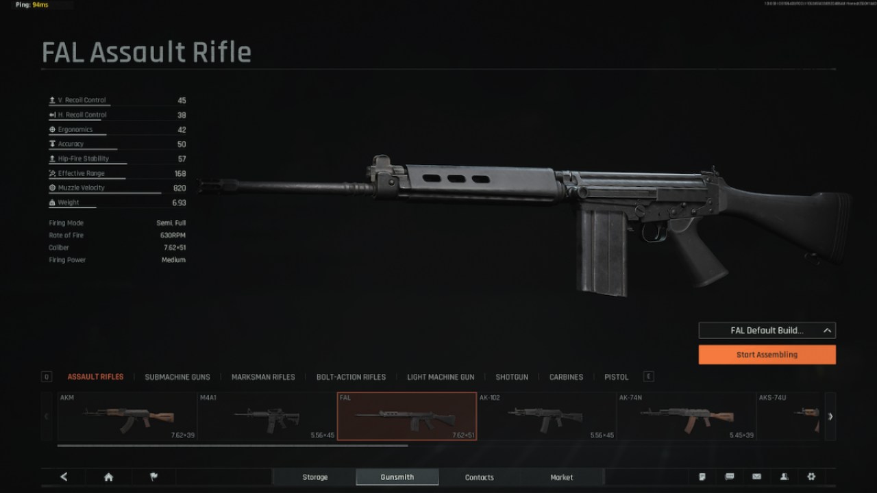 Fal Assault Rifle Arena Breakout Infinite