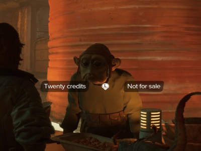 Should you sell Nix for twenty credits or say not for sale in Star Wars Outlaws?