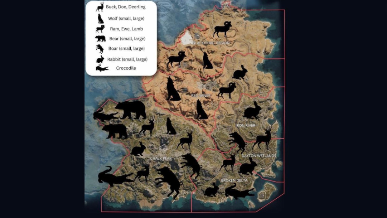 Once Human All Animal Spawn Locations Taming