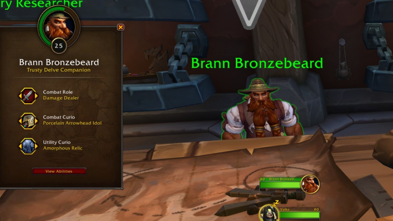 Curiosidades de Brann Barbabronce de World Of Warcraft Tww