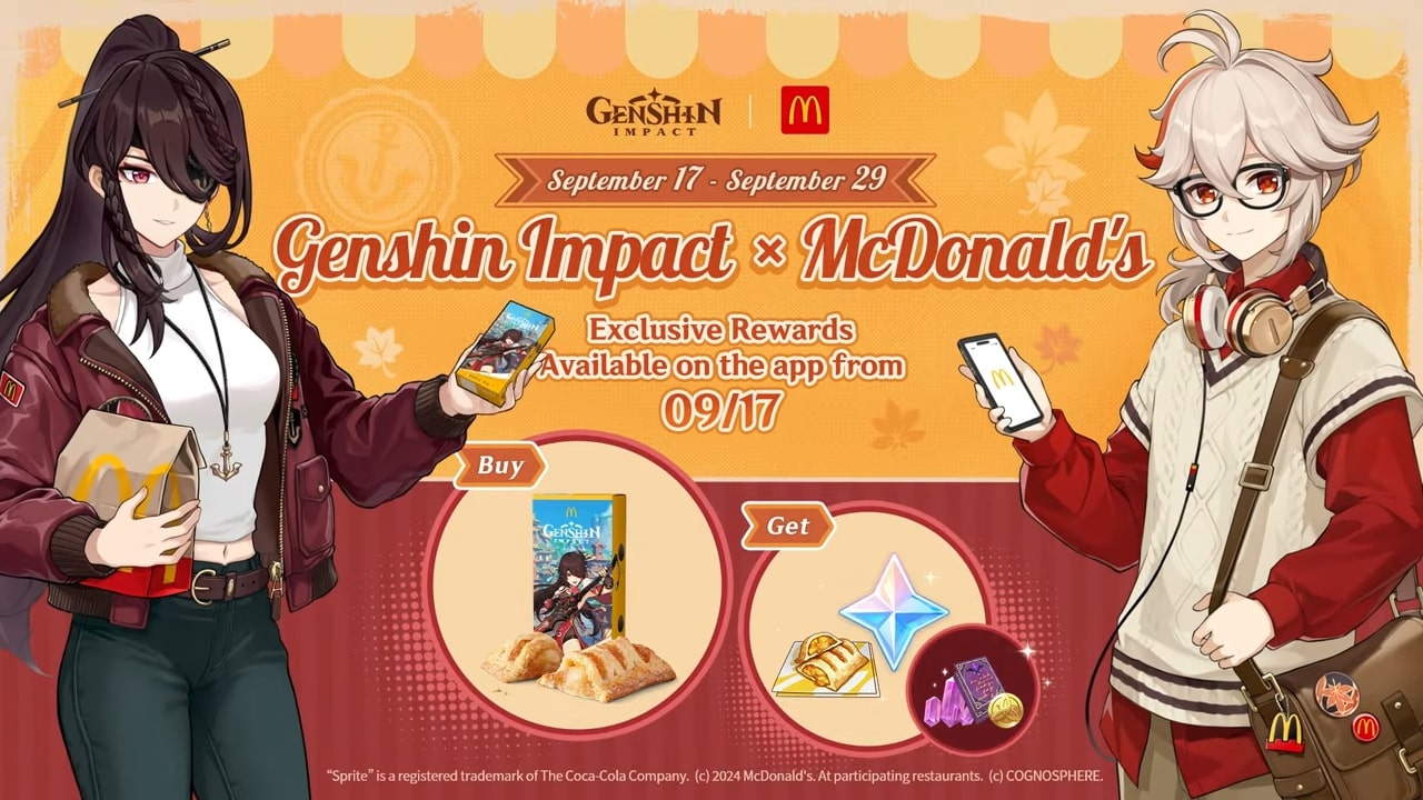 Colaboración Genshin Impact x McDonald's: fechas de inicio y finalización, todas las recompensas y ofertas