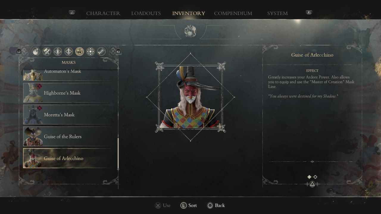 How To Get Guise Of Arlecchino in Enotria The Last Song