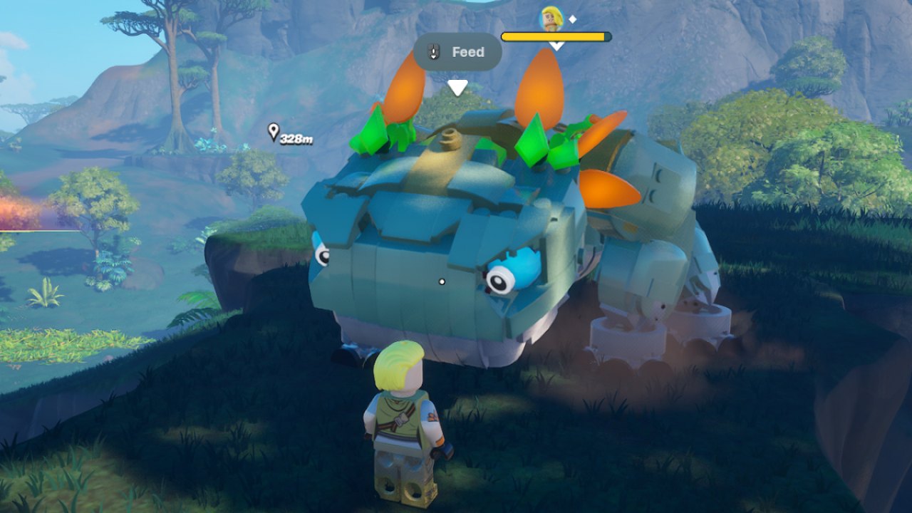 How to find, tame, and ride Klombos in LEGO Fortnite Lost Isles