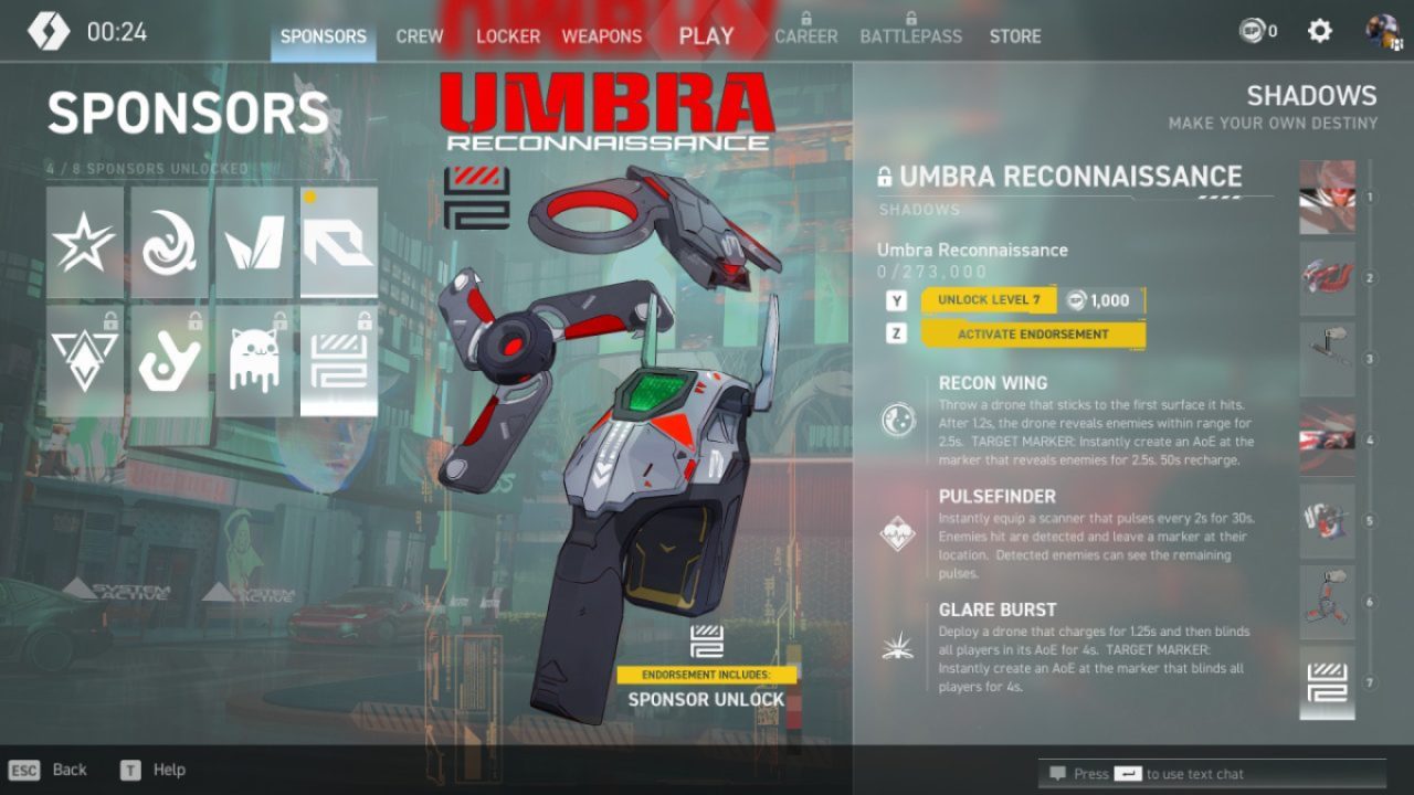 Umbra Spectre Divide Sponsor